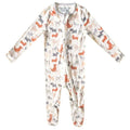 Copper Pearl Zip-up Footie - Rufus