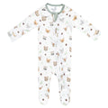 Copper Pearl Zip up Footie - Wilder