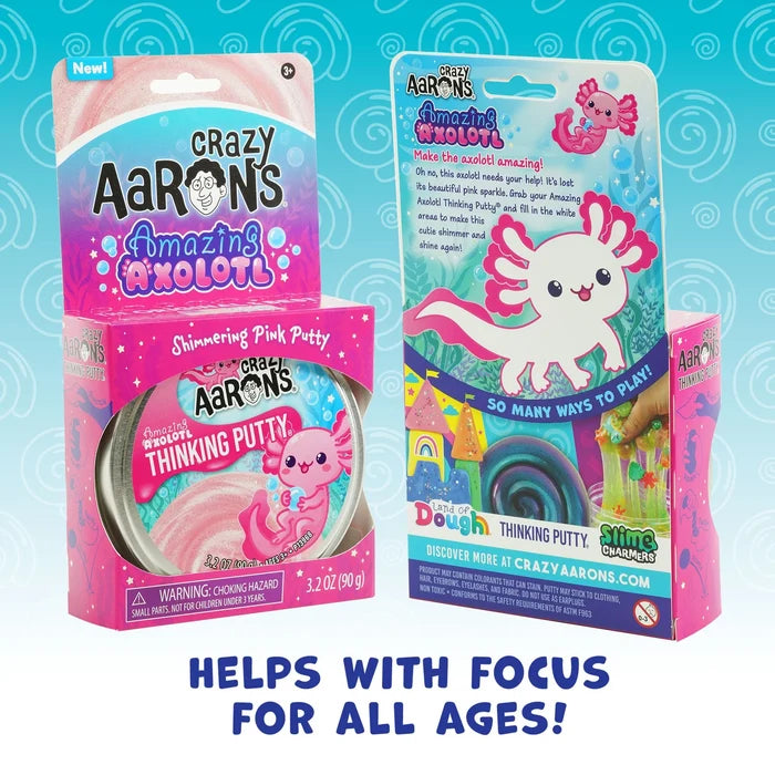 Crazy Aarons Thinking Putty - Amazing Axolotl