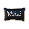 Creative Co-op Cotton Velvet Lumbar Pillow - Wicked