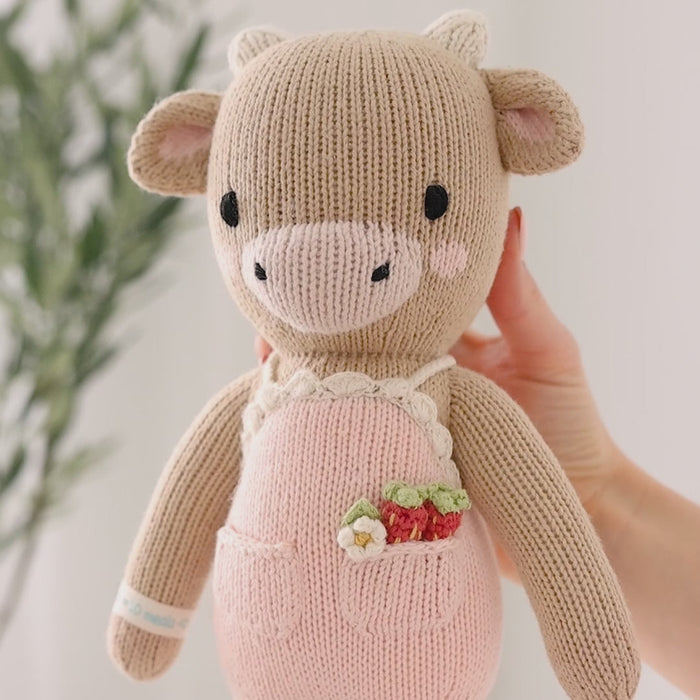Cuddle and Kind Ava the Cow - Powder Pink
