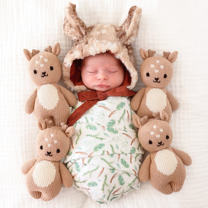 Cuddle and Kind Baby Fawn - Brown with Black Nose