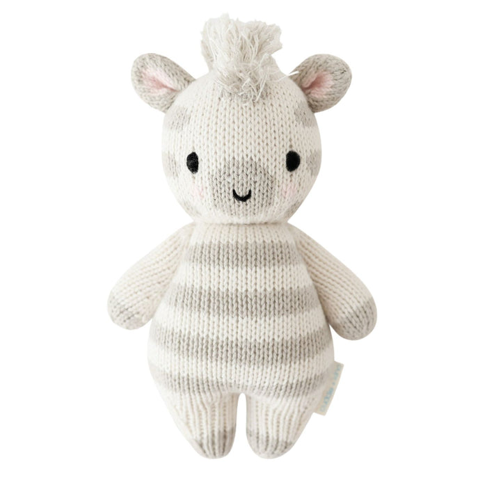 Cuddle and Kind Baby Zebra - Gray / Cream