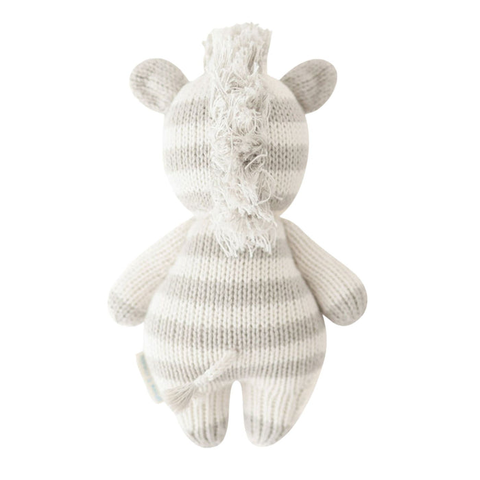 Cuddle and Kind Baby Zebra - Gray / Cream