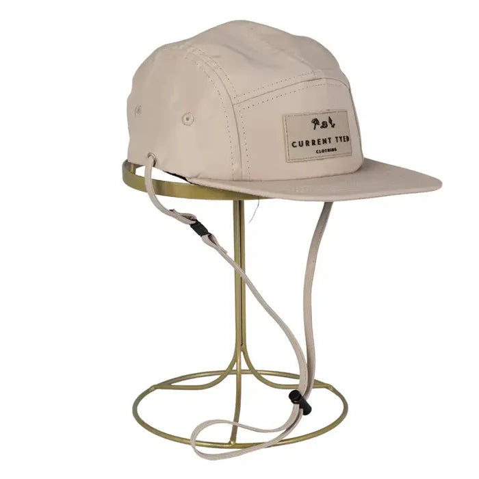 Current Tyed Clothing 5 Panel Waterproof Snapback Hat - Small (17"-19")