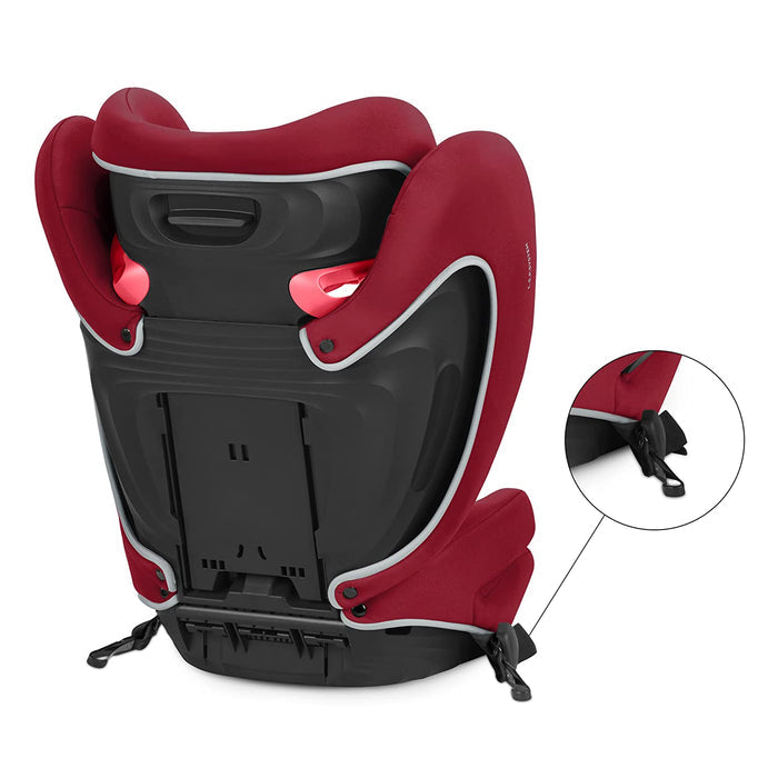 Cybex Solution B2-fix+Lux Booster Car Seat - Dynamic Red