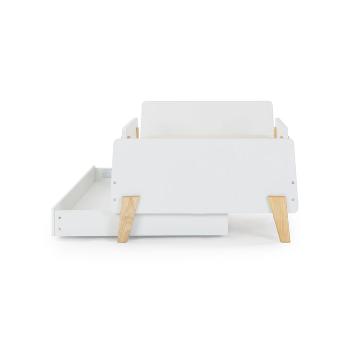 Dadada Storage Trundle - Twin - White under Dadada Fun Bed Twin