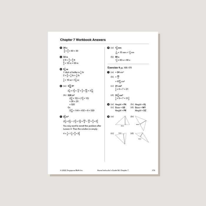 Sample page from Dimensions Math