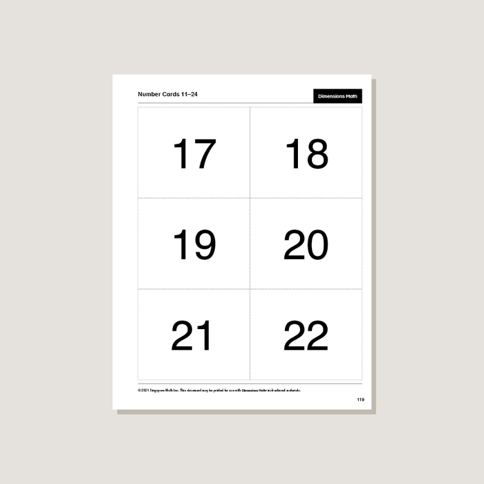 Dimensions Math Home Instructor's Printouts 4A