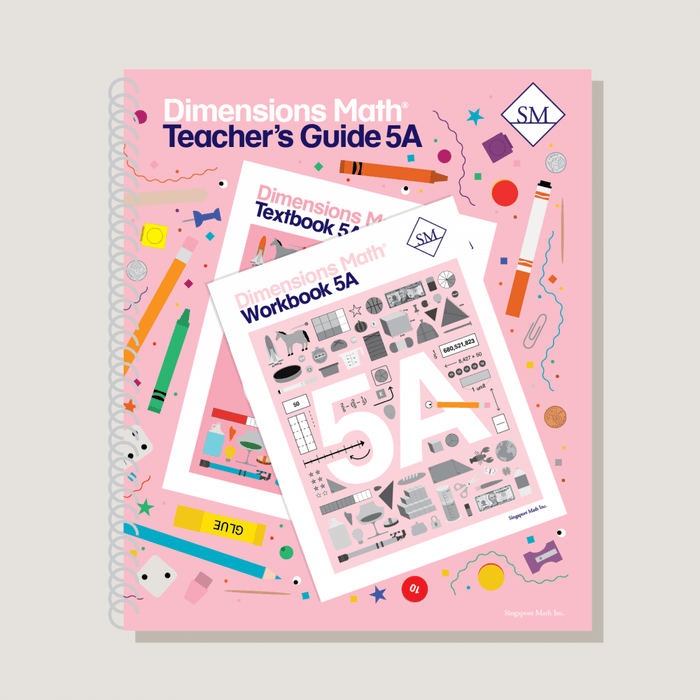 Dimensions Math Teacher's Guide 5A - Blemished