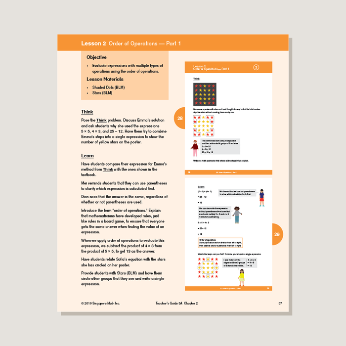 Dimensions Math Teacher's Guide 5A - Blemished