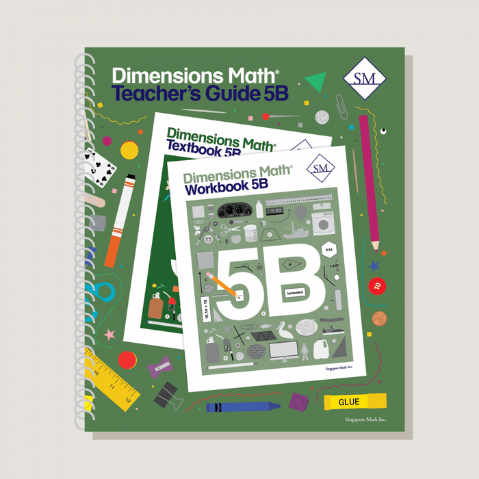 Dimensions Math Teacher's Guide 5B - Blemished