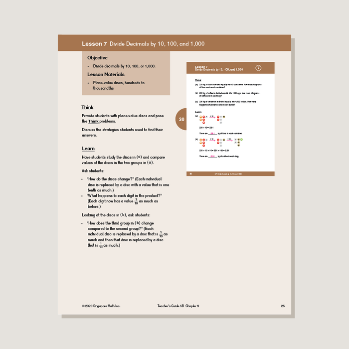 Dimensions Math Teacher's Guide 5B - Blemished
