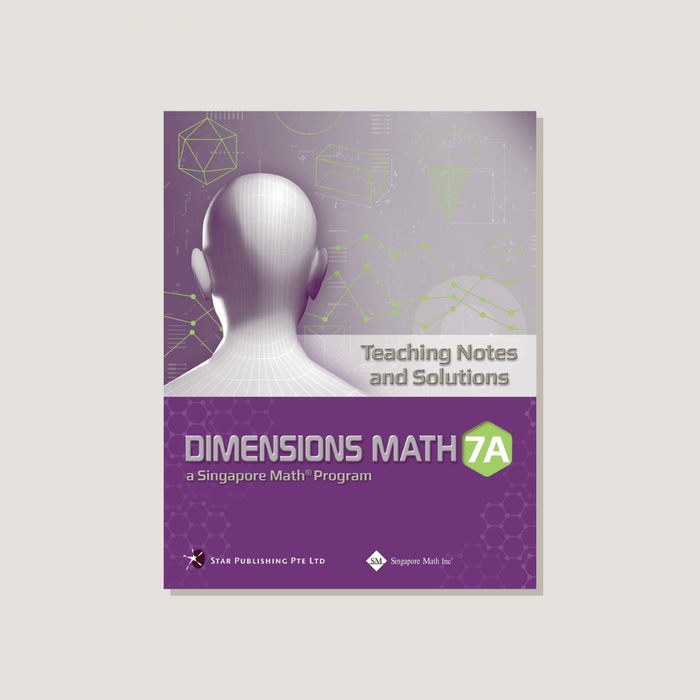 Dimensions Math Teaching Notes and Solutions 7A - Blemished