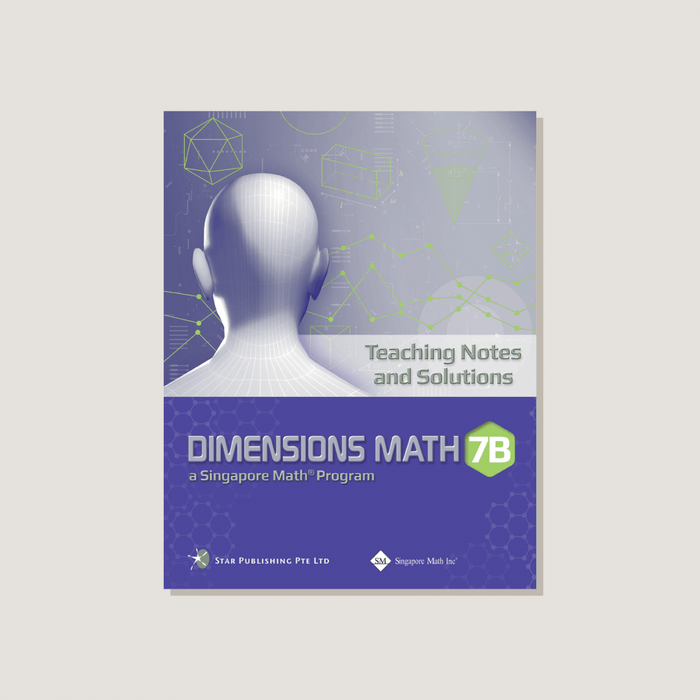 Dimensions Math Teaching Notes and Solutions 7B - Blemished