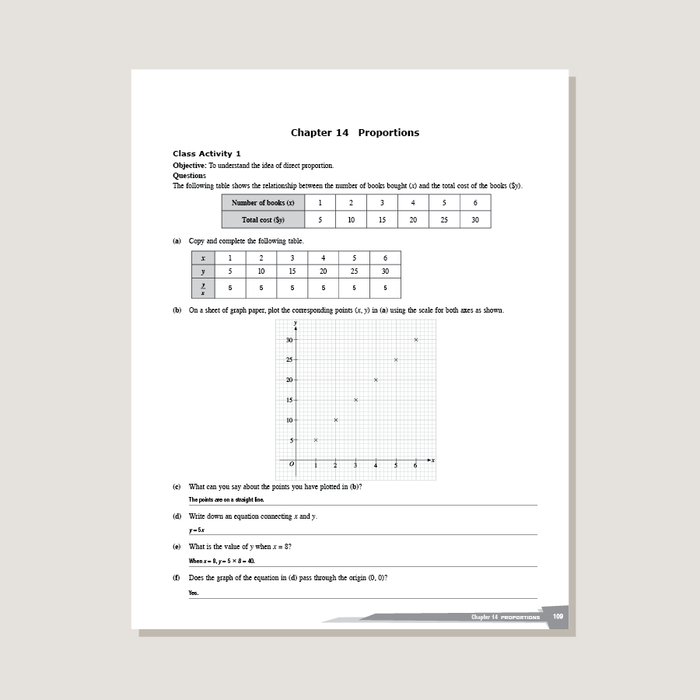 Dimensions Math Teaching Notes and Solutions 7B - Blemished