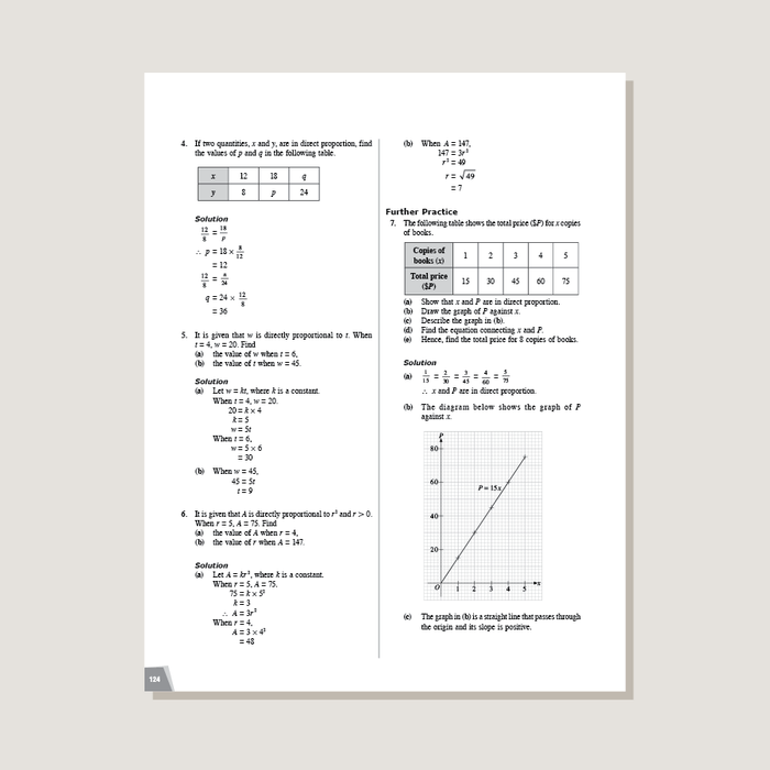 Dimensions Math Teaching Notes and Solutions 7B - Blemished