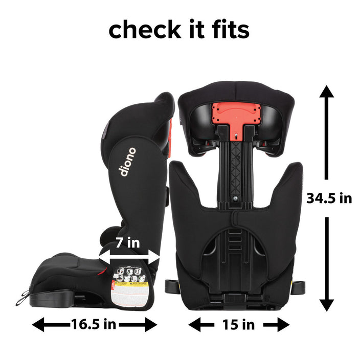 Diono Cambria 2XT Booster Car Seat - Black Storm