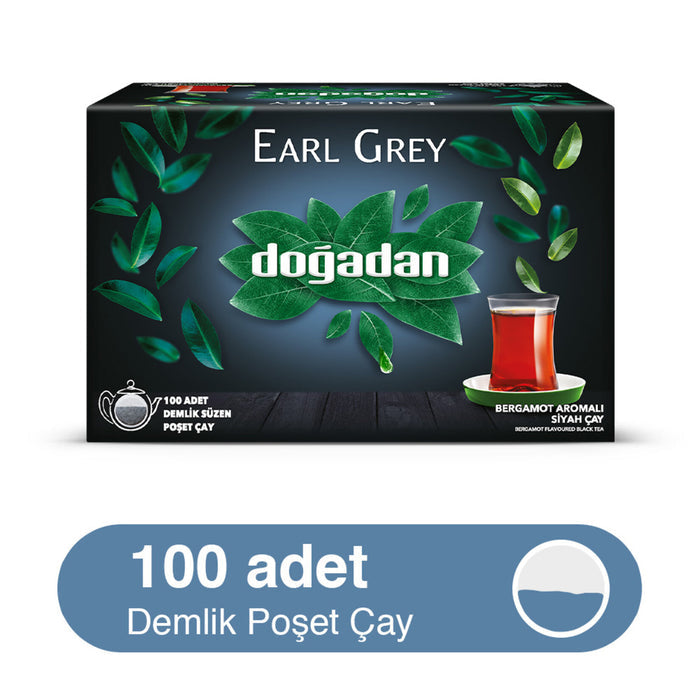 Doğadan Earl Grey Tea Bags for Teapot 320 G 100 pcs