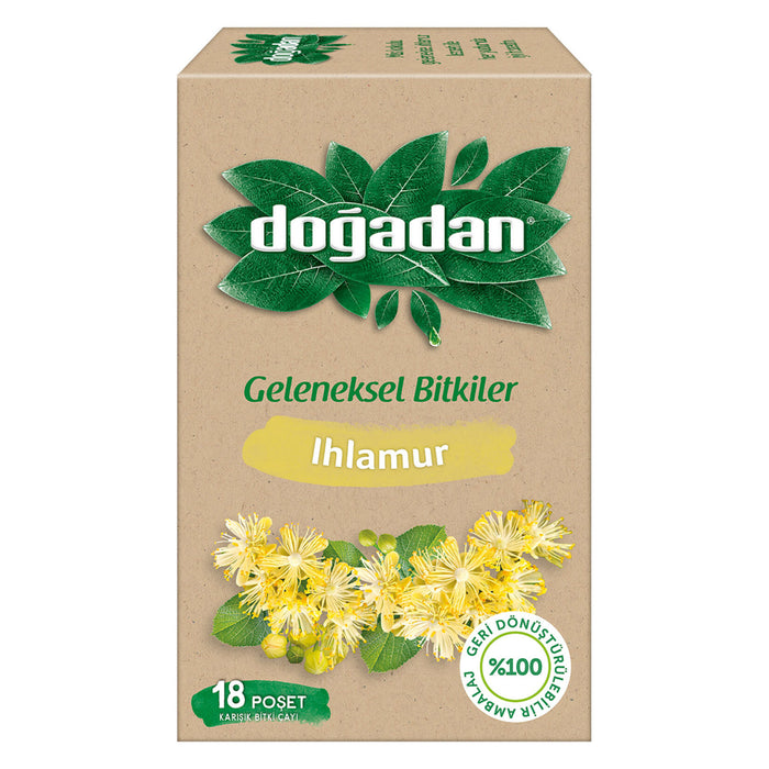Doğadan Ihlamurlu Karışık Bitki Çayı 18'li 29G