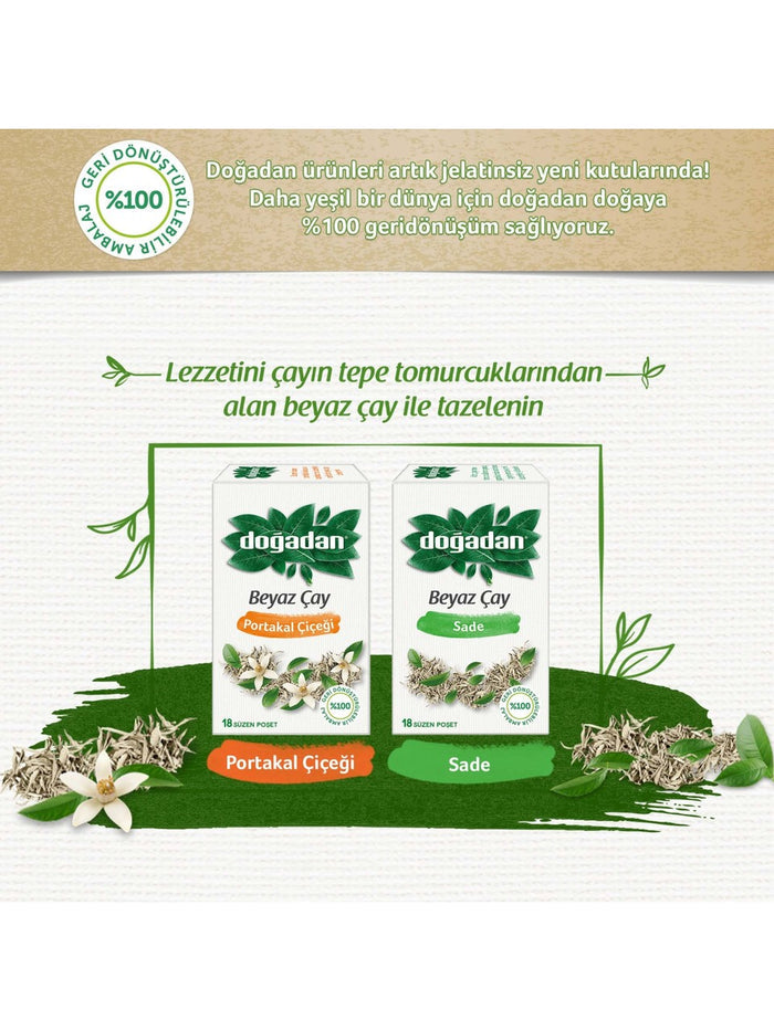 Doğadan White Tea Orange Blossom 18 Pack 30G