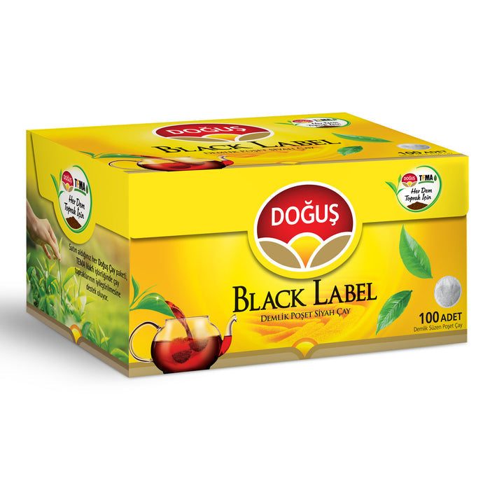 Doğuş Black Label Teapot Tea Bags 100 Pcs 320 G