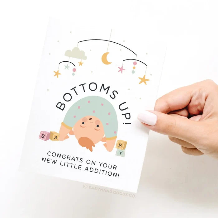 Easyhand Goods Bottoms Up Baby Greeting Card