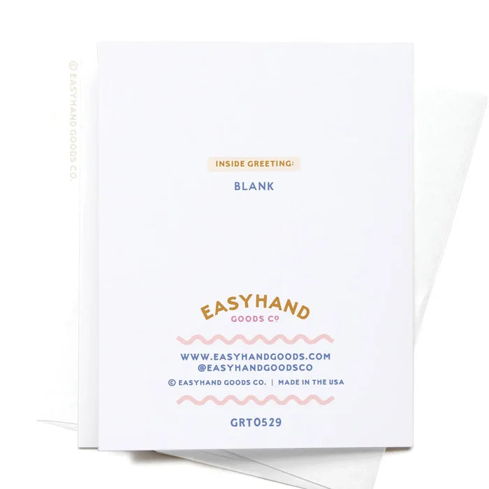 Easyhand Goods Thanks for the Great Genes Mom Jeans Greeting Card