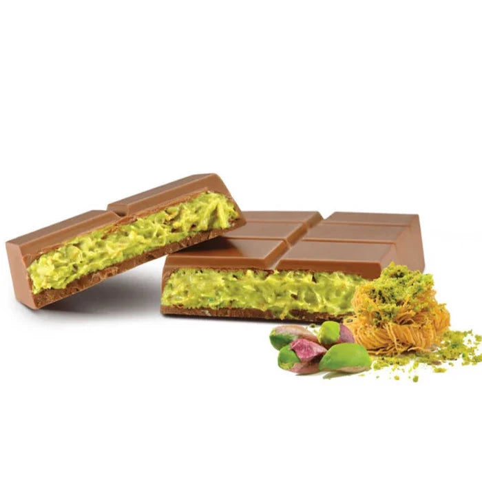 Elit Chocolate Kadayif and Pistachio Cream Filled Dubai Chocolate 3.17 oz (90g)