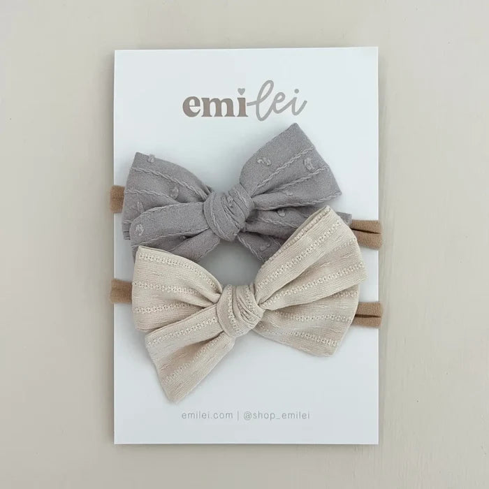 Dusty Blue / Smokey White