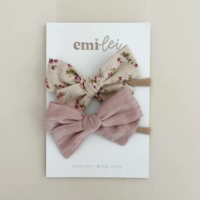 Mauve / Natural Floral