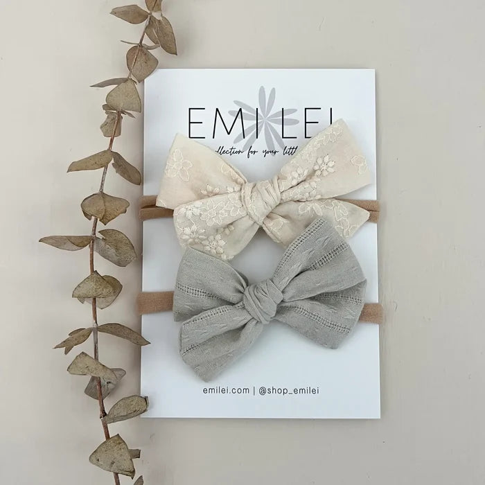 Mint & Ivory Stitched Floral
