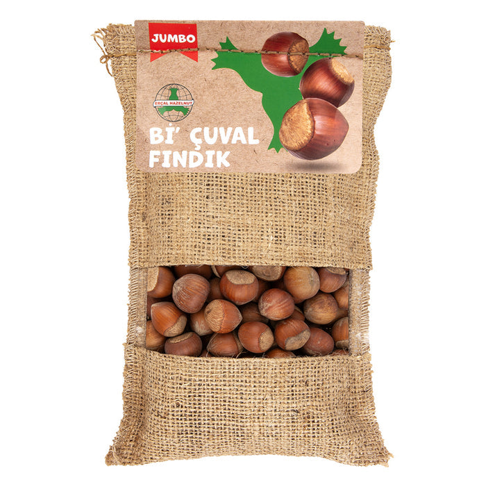 Enjoy the rich, earthy taste of premium in-shell hazelnuts with Ercal Findik Bi Cuval.