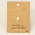 Fame Gold Dipped Epoxy Pickleball Pendant Necklace
