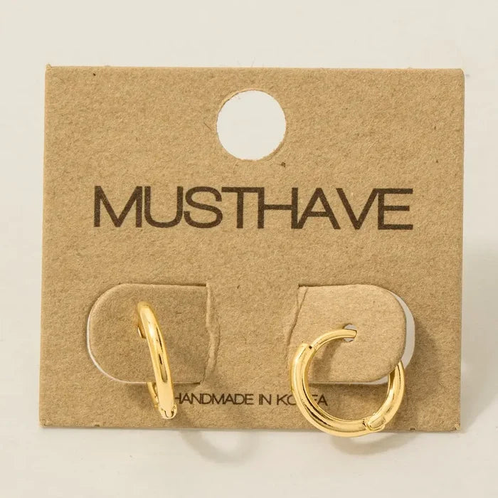 Fame Mini Huggie Earrings