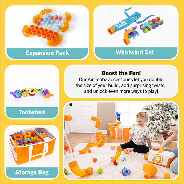 Fat Brain Toys Air Toobz Toobzters 5 Pack
