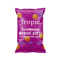 Discover a bold and healthy snack with Fropie Roasted Chickpea Chips Smoked Pepper.
