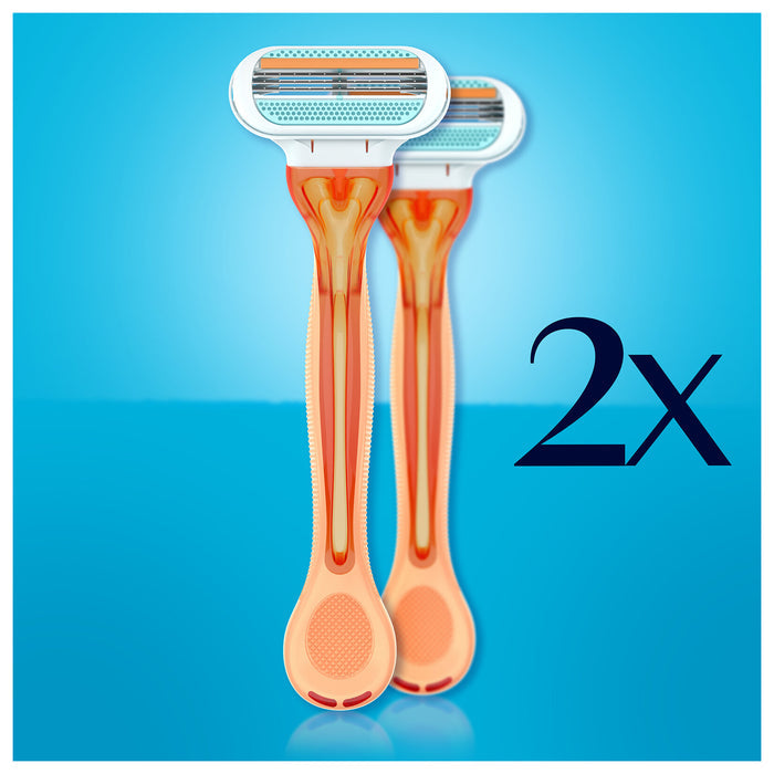 Gillette Venus Riviera Disposable Women's Razor 2-Piece