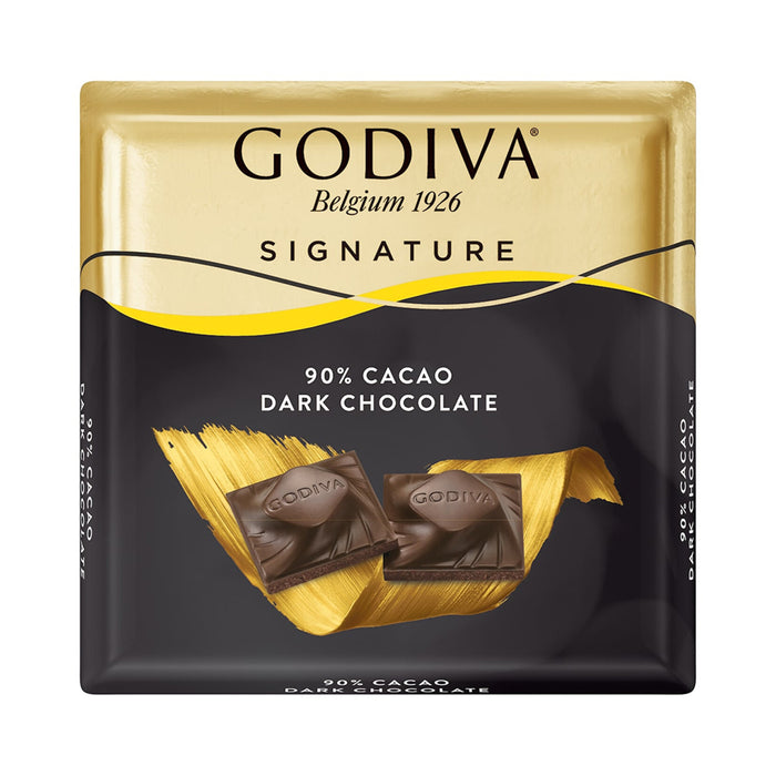 Godiva 90% Dark Chocolate Square delivers an intense and refined chocolate experience crafted for tr