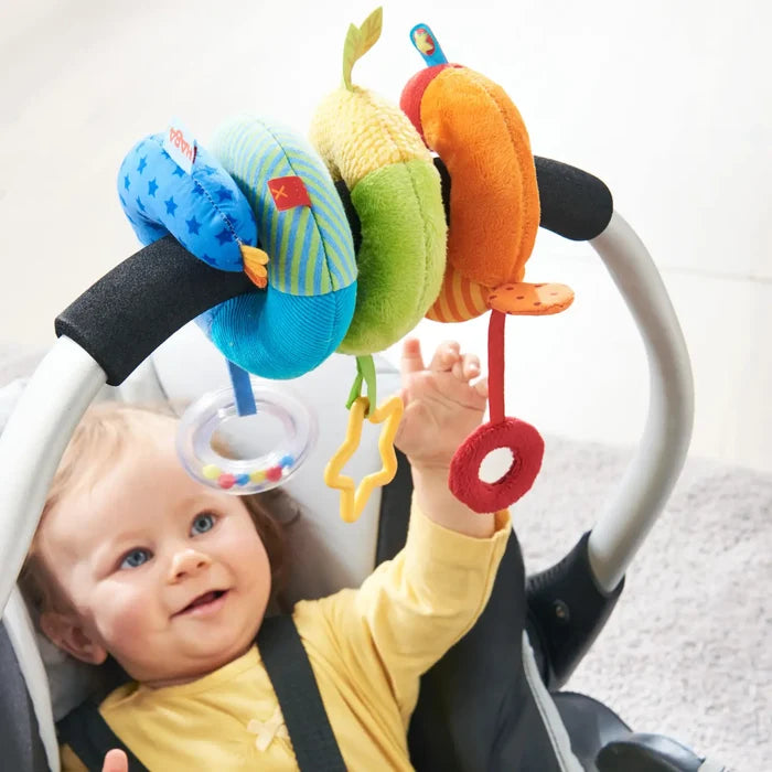 HABA USA Rainbow Activity Spiral Stroller Toy