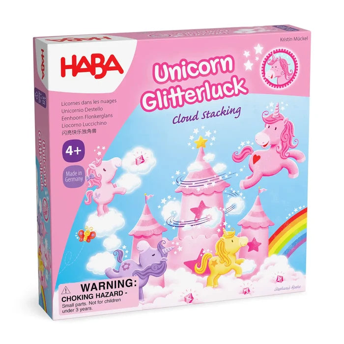 HABA USA Unicorn Glitterluck Cloud Stacking