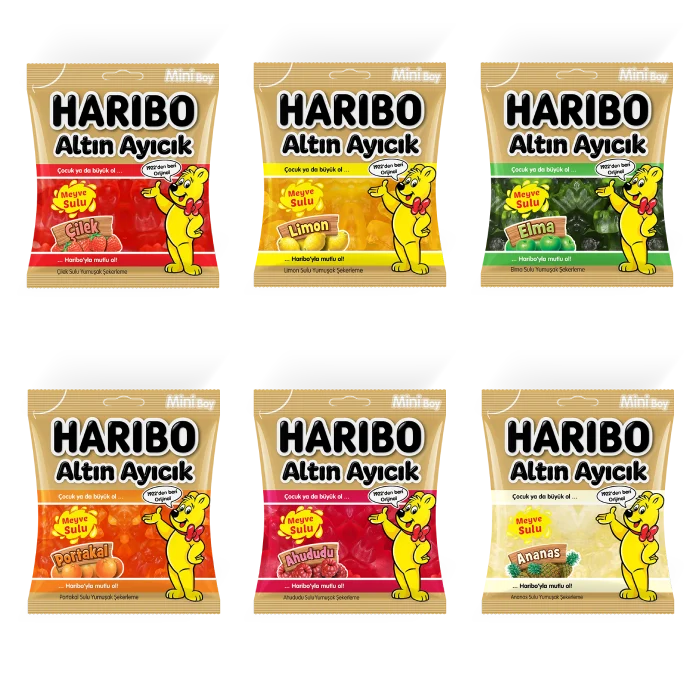 Haribo Minis Gold Bears 10 gr x 100 pcs - Halal Haribo