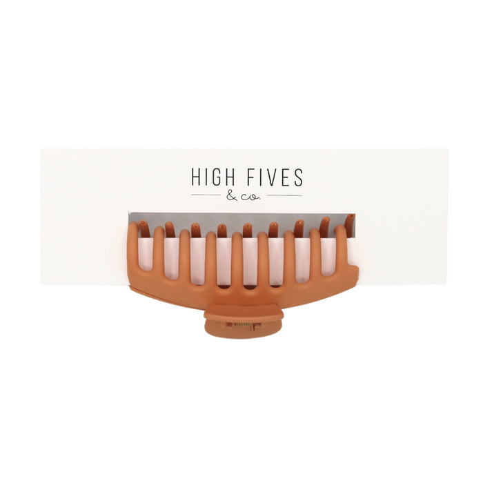 High Fives Women's Classic Claw Clip - Large - Bisque