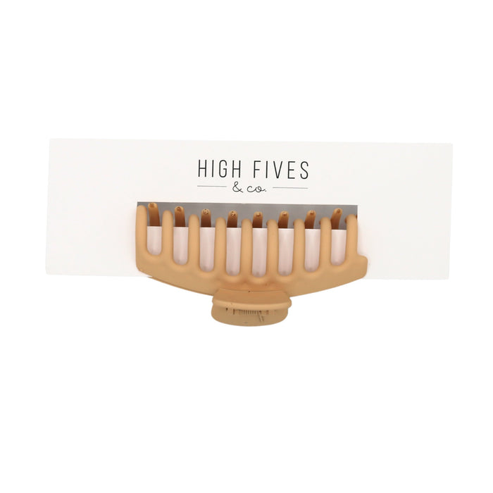 High Fives Women's Classic Claw Clip - Large - Pale Terracotta