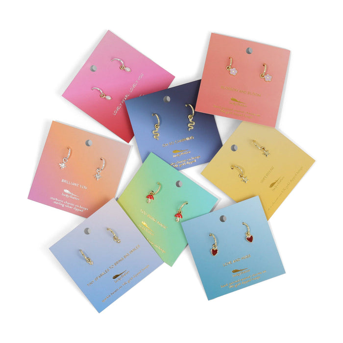Hoops with Drop - Flower - FLOWER - Rebel Villa