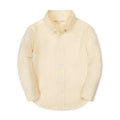 Hope and Henry Organic Seersucker Shirt - Yellow Seersucker