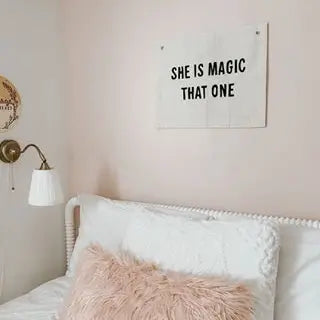 Imani and kids She is Magic Canvas Banner