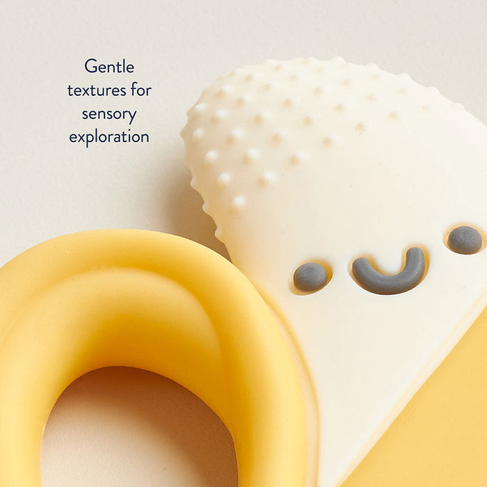 Itzy Ritzy Chew Crew Silicone Handle Teether - Banana