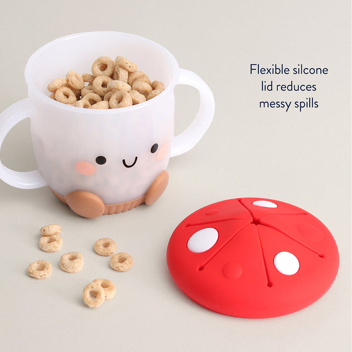 Itzy Ritzy Itzy Snack Cup - Ash the Mushroom