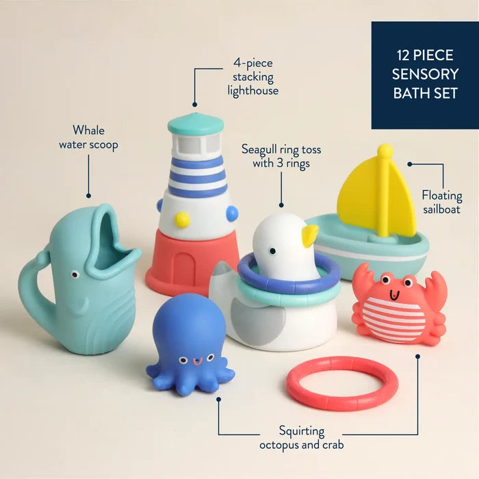 Itzy Ritzy Splash Gift Set Bath + Water Toy